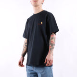 Carhartt WIP - SS Amercian Script T-Shirt - Deep Night