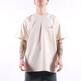 Carhartt WIP - SS American Script T-Shirt - Natural