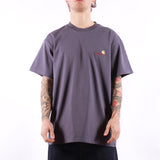 Carhartt WIP - SS American Script T-Shirt - Shady Purple