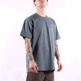 Carhartt WIP - SS Chase T-Shirt - Cozy Blue Gold