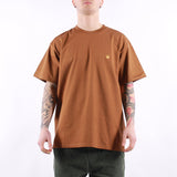 Carhartt WIP - SS Chase T-Shirt - Hamilton Brown Gold