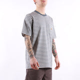 Carhartt WIP - SS Ezra Pocket T-Shirt - Ezra Stripe Cozy Blue Wax