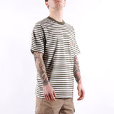 Carhartt WIP - SS Ezra Pocket T-Shirt - Ezra Stripe Leaf Wax
