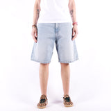 Carhartt WIP - W Brandon Short - Blue Heavy Worn Bleached