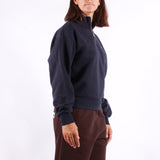 Carhartt WIP - W Casey High Neck Sweat - Dark Navy Silver