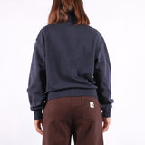 Carhartt WIP - W Casey High Neck Sweat - Dark Navy Silver