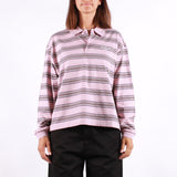 Carhartt WIP - W LS Bronson Polo - Bronson Stripe Hortensia