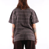 Carhartt WIP - W SS Bert Pocket T-Shirt - Bert Stripe Graphite Hortensia