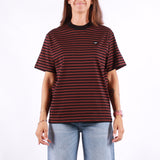 Carhartt WIP - W SS Essy T-Shirt - Easy Stripe Black Amarone