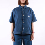 Carhartt WIP - W SS Lovilia Shirt - Blue Stone Washed