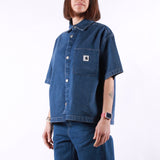 Carhartt WIP - W SS Lovilia Shirt - Blue Stone Washed