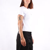 Carhartt WIP - W SS Small Hearth Patch T-Shirt - White Black
