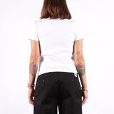 Carhartt WIP - W SS Small Hearth Patch T-Shirt - White Black