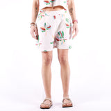 Compania Fantastica - Bermuda - Cream Flowers Print