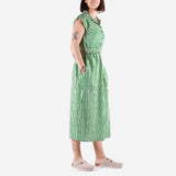 Compania Fantastica - Long Dress - Green Stripes