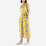 Compania Fantastica - Long Dress - Lemon Print