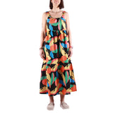 Compania Fantastica - Long Dress - Multi Fruit Print