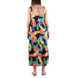 Compania Fantastica - Long Dress - Multi Fruit Print