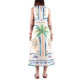 Compania Fantastica - Long Dress - Old Sea Print