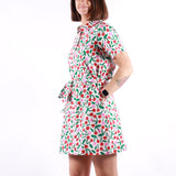 Compania Fantastica - Short Dress - Cherries Print