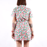 Compania Fantastica - Short Dress - Cherries Print