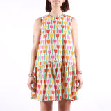 Compania Fantastica - Short Dress - Tulips Print