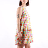 Compania Fantastica - Short Dress - Tulips Print