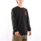 Edwin - Edwin Music Channel LS Ts - Black Blue Lime