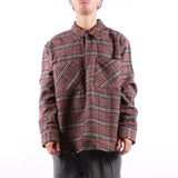 Edwin - Julius Shirt LS - Burgundy Blue