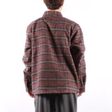 Edwin - Julius Shirt LS - Burgundy Blue