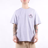 Edwin - Ramen Pink Ts - Grey Marl