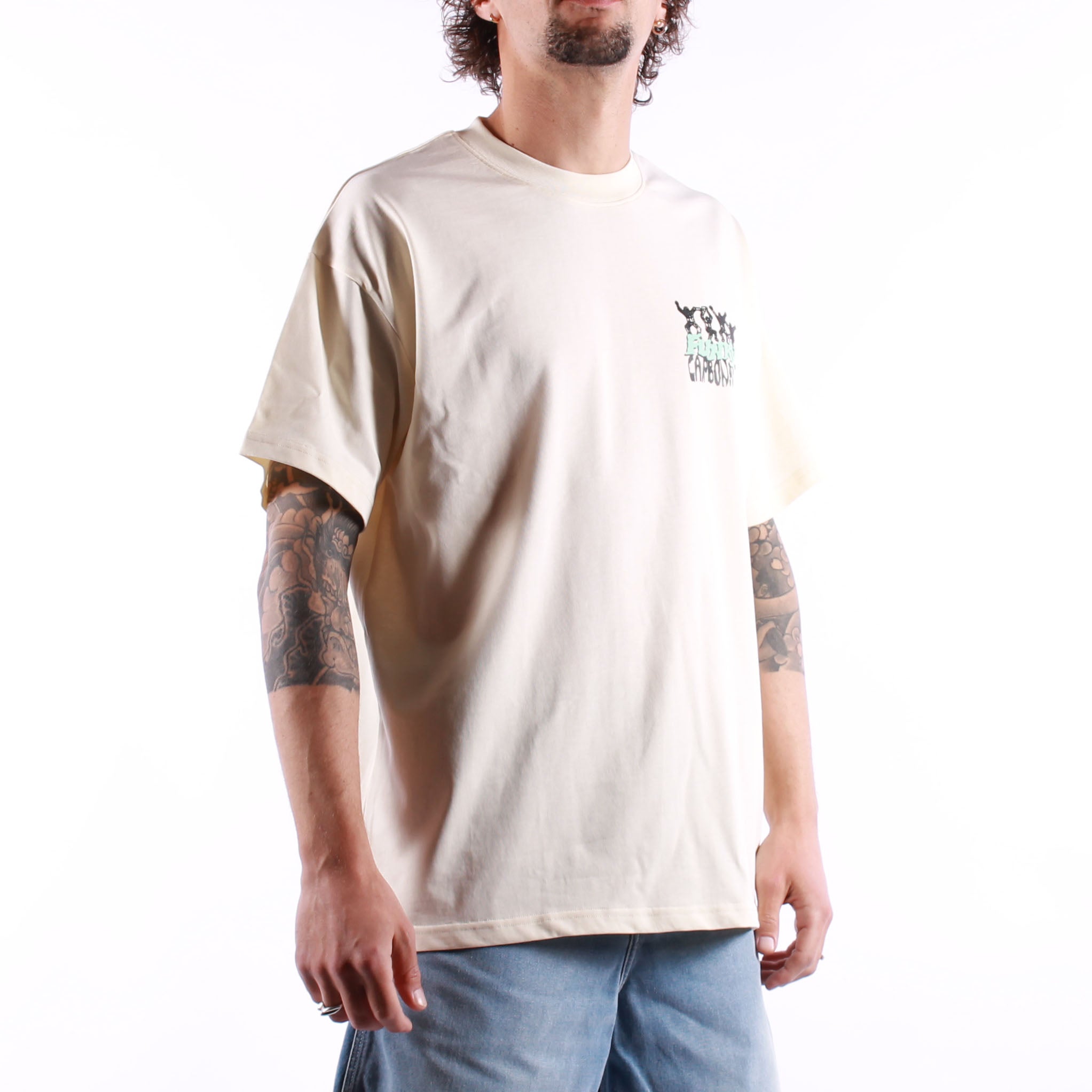 Funky Snowboards - Cult Tee - Off White.