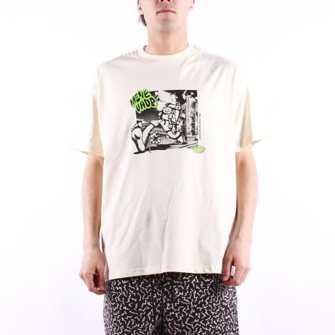 Funky Snowboards - Leave Mi Tee - Off White