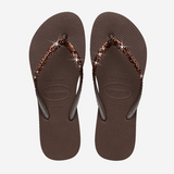 Havaianas - Slim Glitter II - Dark Brown