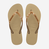 Havaianas - Slim Glitter II - 9177 Sand Light Metallic