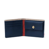 Herschel - Roy Coin Wallet - Black Iris Red Ochre Twill