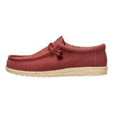 Hey Dude - Wally Stretch Canvas - Burnt Red Boulder Tan