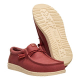 Hey Dude - Wally Stretch Canvas - Burnt Red Boulder Tan