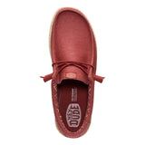 Hey Dude - Wally Stretch Canvas - Burnt Red Boulder Tan