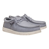 Hey Dude - Wally Stretch Canvas - Flannel Grey Bone White