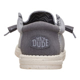 Hey Dude - Wally Stretch Canvas - Flannel Grey Bone White