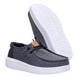 Hey Dude - Wendy Rise Chambray Grid - Black