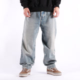 Iuter - Baggy Denim Pants - Blue Acid