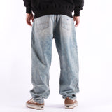 Iuter - Baggy Denim Pants - Blue Acid