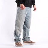 Iuter - Baggy Denim Pants - Blue Acid