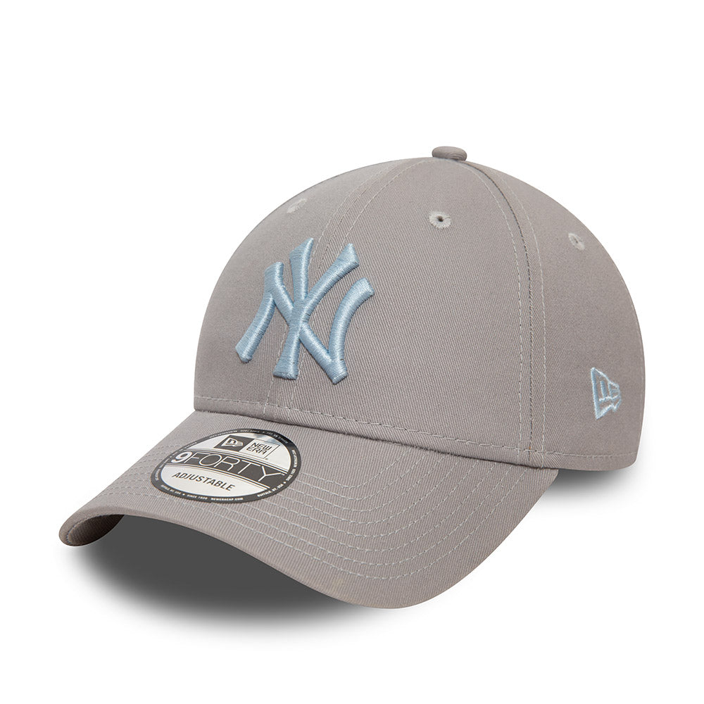 New Era - League Essential NY 9Forty - Grey Light Blue.