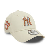 New Era - MLB Patch NY 9Forty - Beige Pastel Brown Ligh Blue