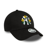 New Era - Woman Floral NY 9Forty - Black White.