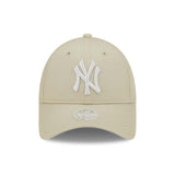 New Era - Woman League Essential NY 9Forty - Beige White.