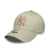 New Era - Womens League Essential NY 9Forty - Beige Light Pink